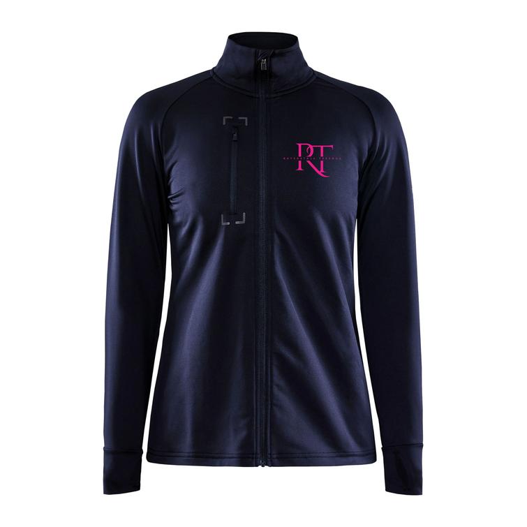 Naisten light midlayer verkkatakki RT logolla