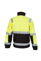 Huomiov&auml;rinen palosuojattu takki kelta/musta