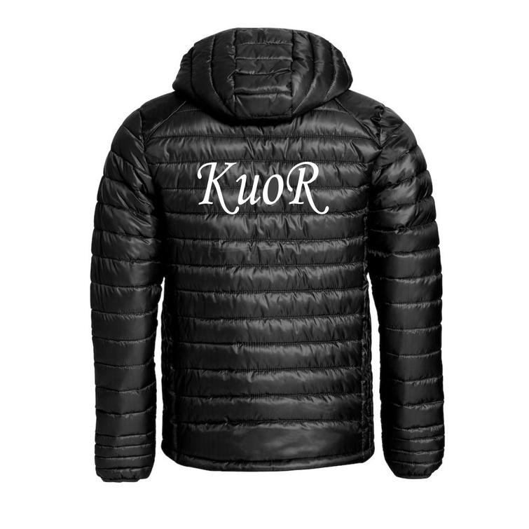Miesten hudson kevyt toppatakki KuoR logolla
