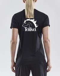 Naisten squad tekninen t-paita Taika logolla