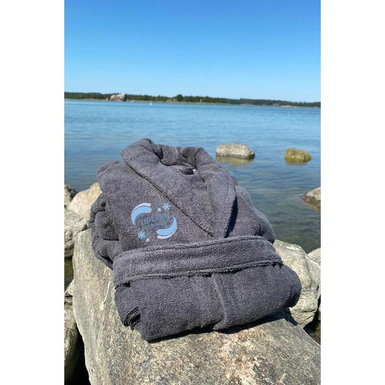 Kylpytakki Liperin pulikoijat logolla