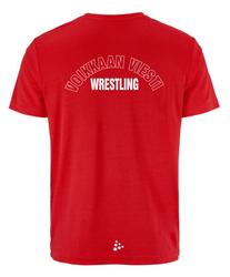 Miesten tekninen t-paita Voikkaan Viesti logolla