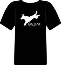 Naisten tekninen t-paita Sisukas-logoilla