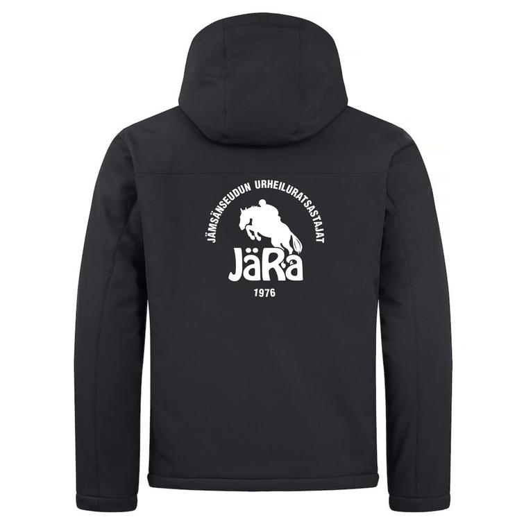 Miesten padded softshell takki JäRa logolla