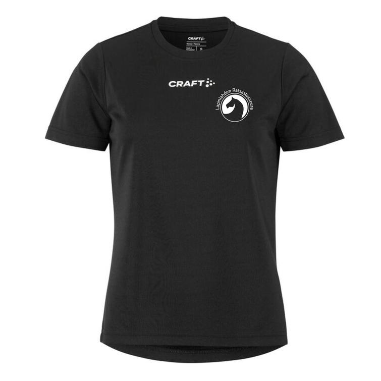 Naisten tekninen t-paita Lapinlahden ratsastusseura logolla