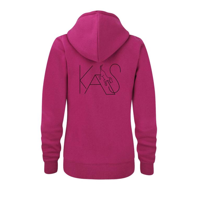 Naisten umpihuppari KAS logolla