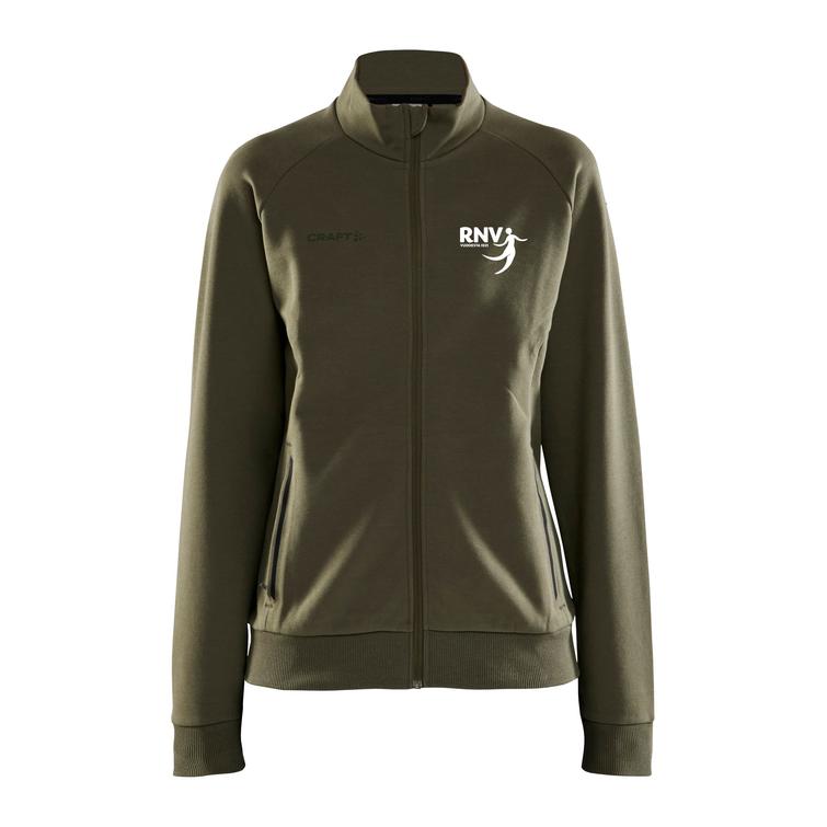 Naisten collegetakki RNV logolla