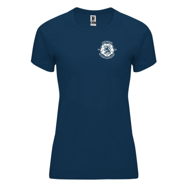 Naisten tekninen t-paita Reserviupseerit logolla