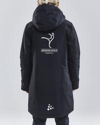 Lasten parka toppatakki Kataja voimistelu logolla