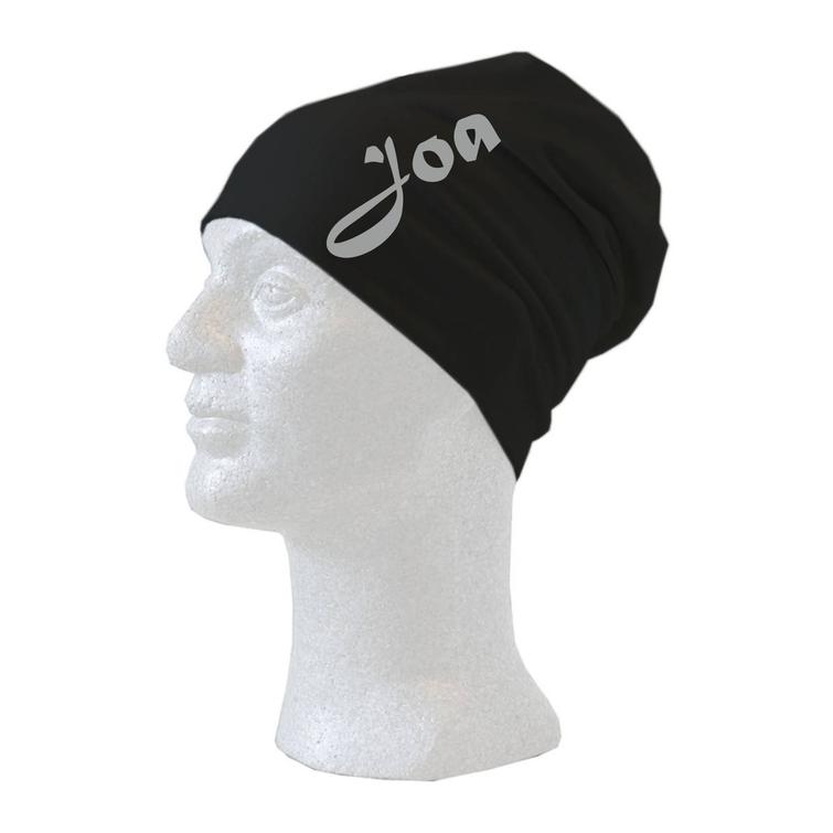 Trikoopipo heijastavalla Joa-logolla