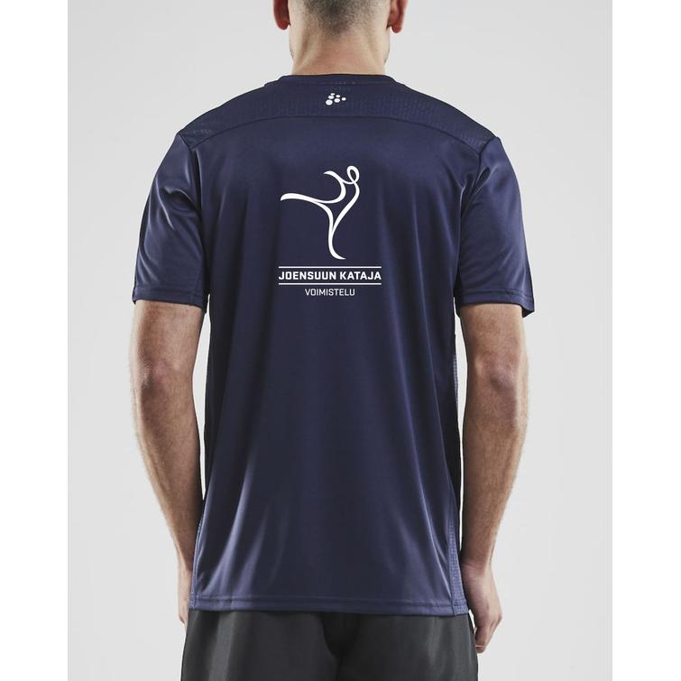 Miesten rush t-paita Kataja voimistelu logolla