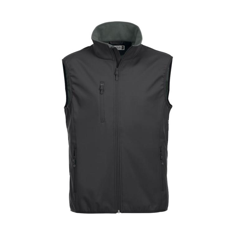 Miesten basic softshell liivi Happy riders logolla