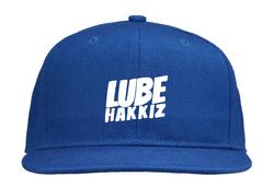 Snap back cap lippis Lube Hakkiz logolla