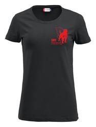 Naisten strech t-paita SRY P-K logolla