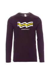 Miesten pitk&auml;hihainen paita JoenVoLi logolla