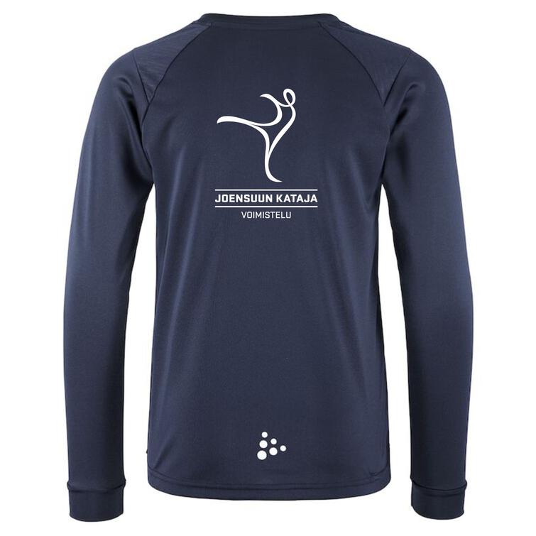 Lasten rush pitk&auml;hihainen paita Kataja voimistelu logolla