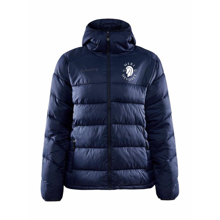 Naisten core kevyt toppatakki Merihevoset logolla