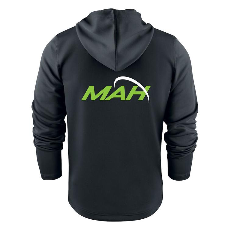 Miesten vetoketju huppari MAH logolla