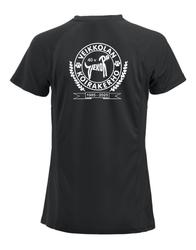 Naisten tekninen t-paita Vekora juhla logolla