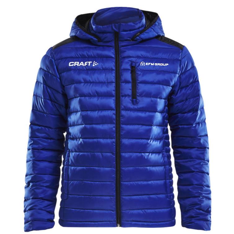 Miesten kevyt toppatakki EFM logolla