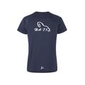 Naisten tekninen t-paita HA-71 logolla