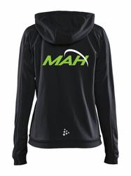 Naisten evolve vetoketju huppari MAH logolla