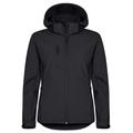 Naisten hupullinen softshell takki Dr&oacute;mi logolla