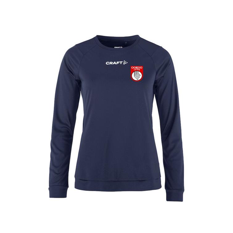 Naisten tekninen pitkähihainen paita ookoo logolla