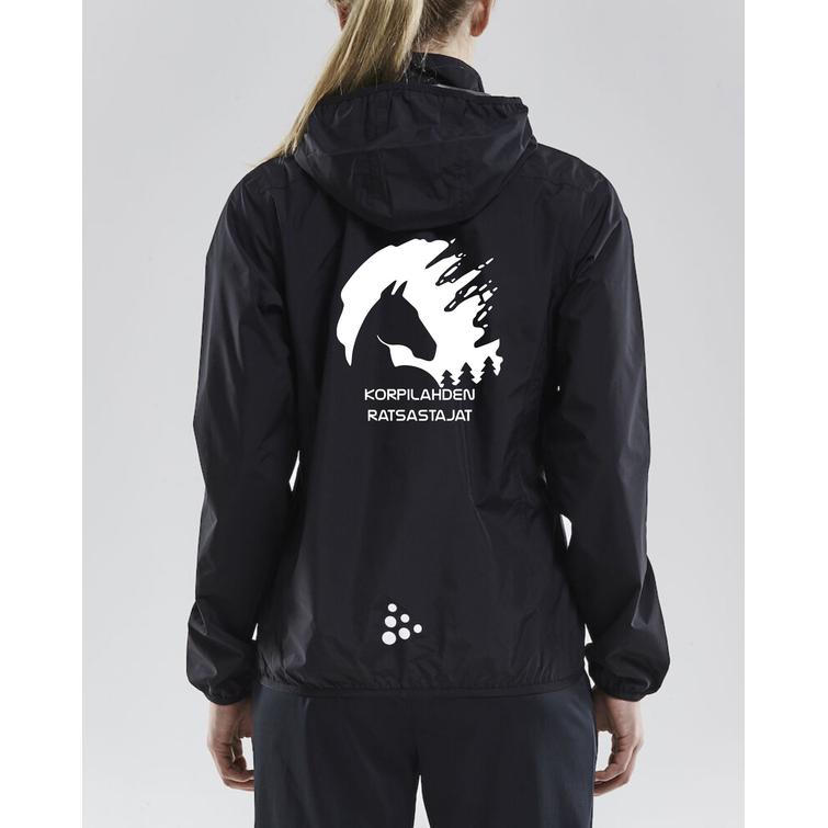 Naisten rain kuoritakki KoRa logolla