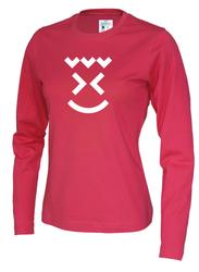 Naisten pitk&auml;hihainen paita P-K logolla