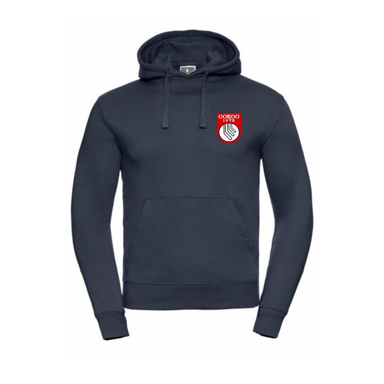 Miesten huppari ookoo logolla