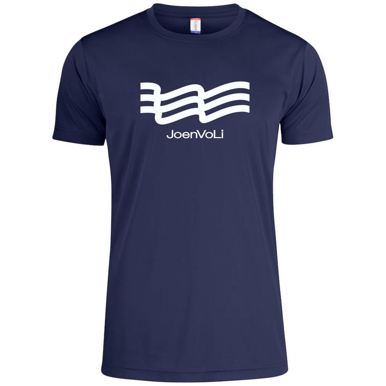Miesten tekninen t-paita JoenVoLi logolla