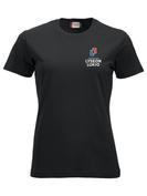 Naisten t-paita Lyseon lukio logolla