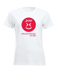 Naisten t-paita p-k 300 logolla