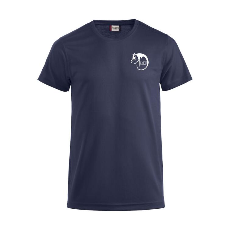 Miesten tekninen t-paita KeKU logolla