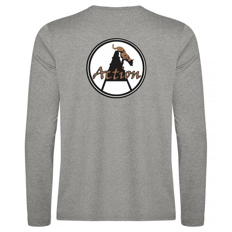 Miesten tekninen pitkähihainen paita Action logolla