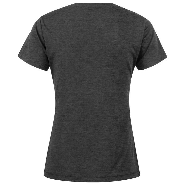 Naisten strech t-paita Mustikkam&auml;en ratsutalli logolla