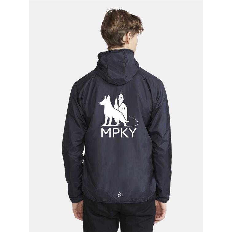 Miesten tuulitakki MPKY logolla