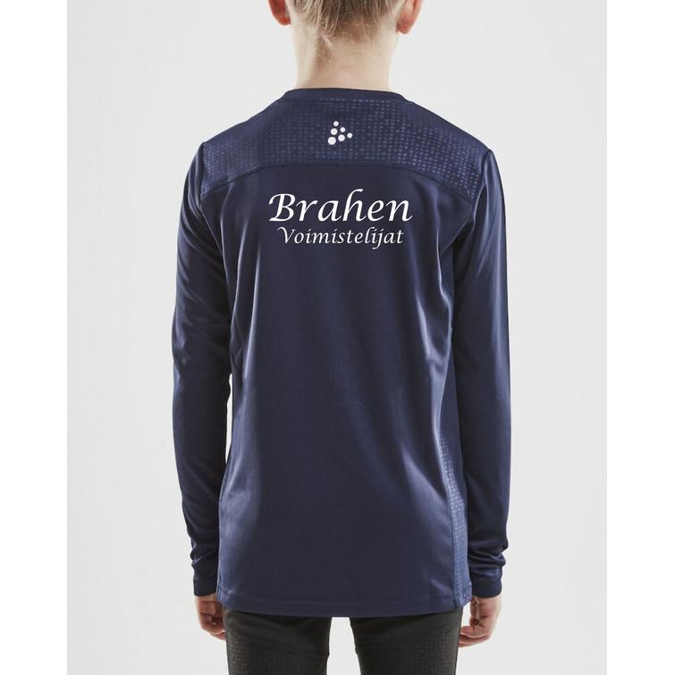 Lasten rush pitkähihainen paita BraVo logolla