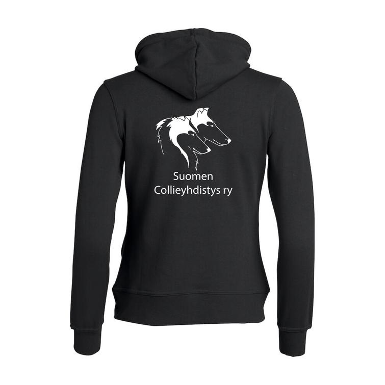 Naisten basic vetoketjuhuppari SCY logolla