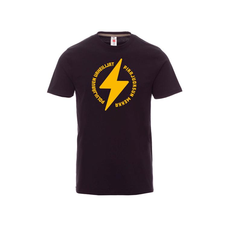 T-paita PoU salama logolla