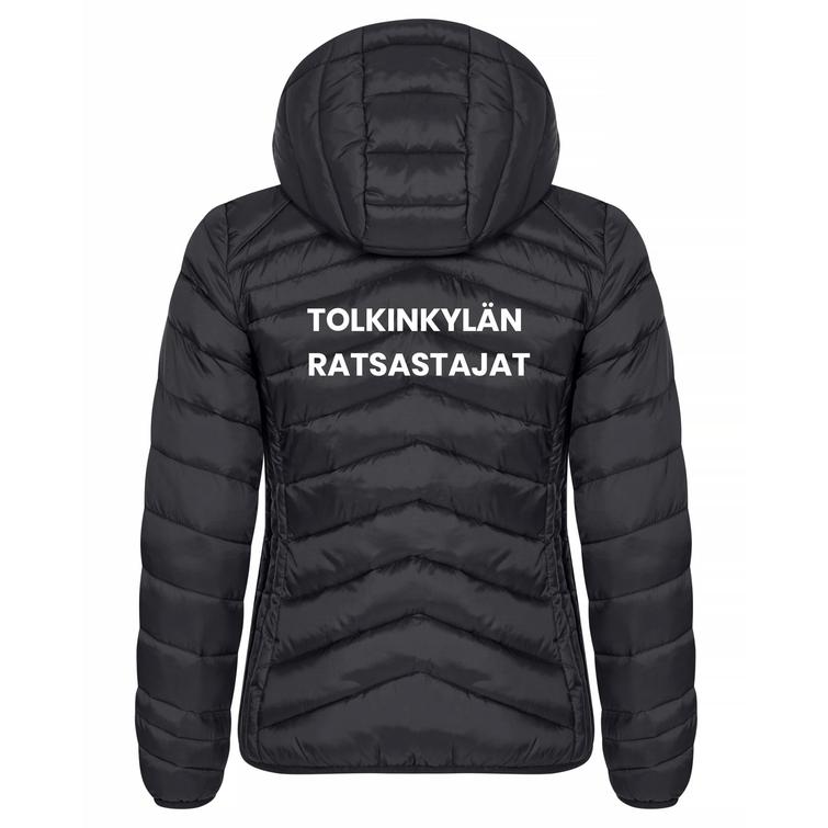 Naisten kevyt toppatakki ToRa logolla