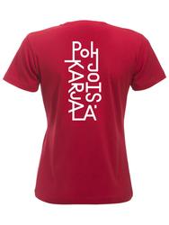 Naisten t-paita P-K logolla