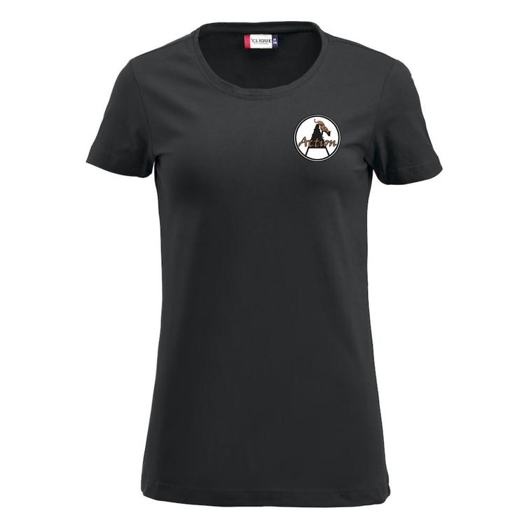 Naisten strech t-paita Action logolla