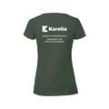 Naisten t-paita Karelia AMK logolla