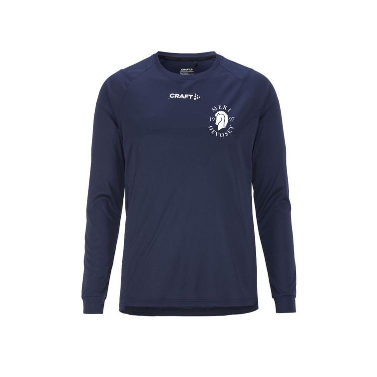 Miesten rush 2.0 tekninen pitkähihainen paita Merihevoset logolla