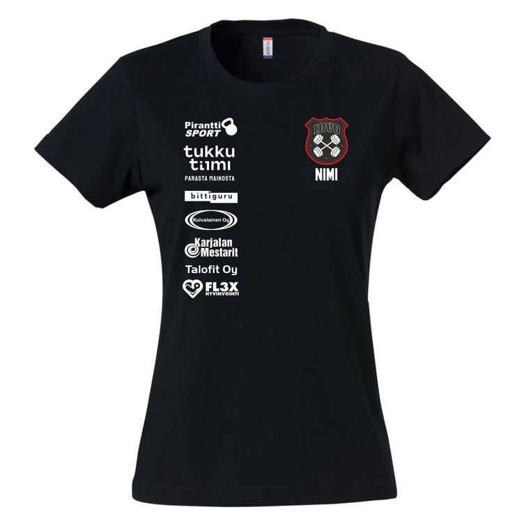 Naisten t-paita IdVo logolla