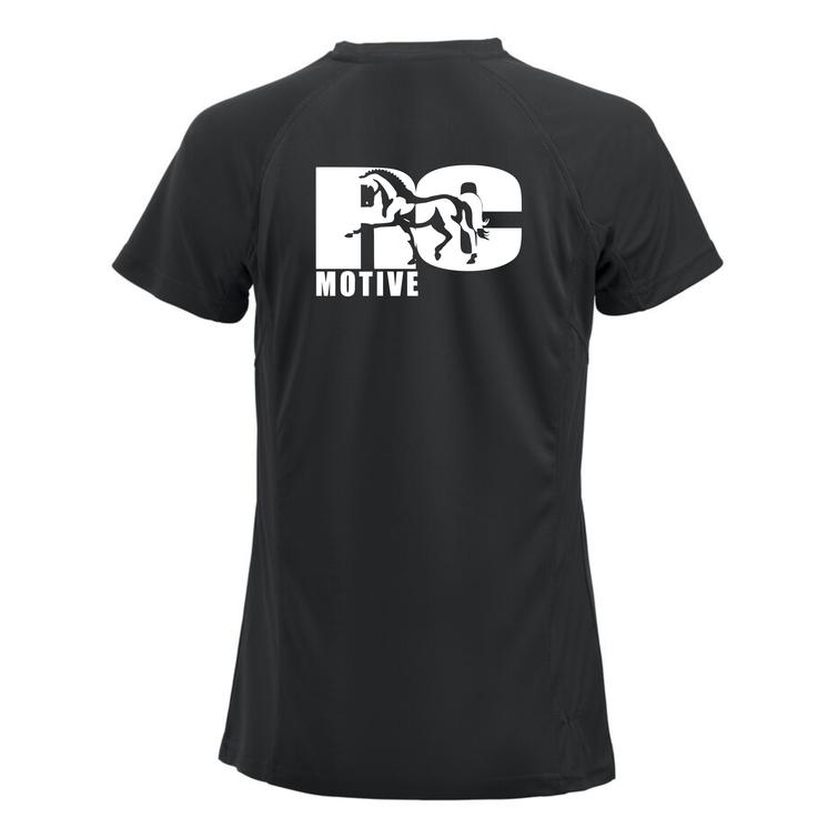 Naisten tekninen t-paita RCM logolla