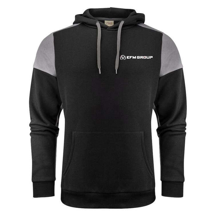 Miesten huppari EFM logolla