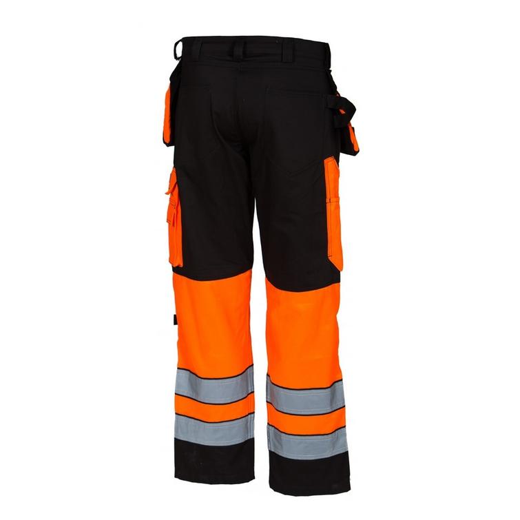 Huomiov&auml;riset riipputaskuhousut oranssi/musta